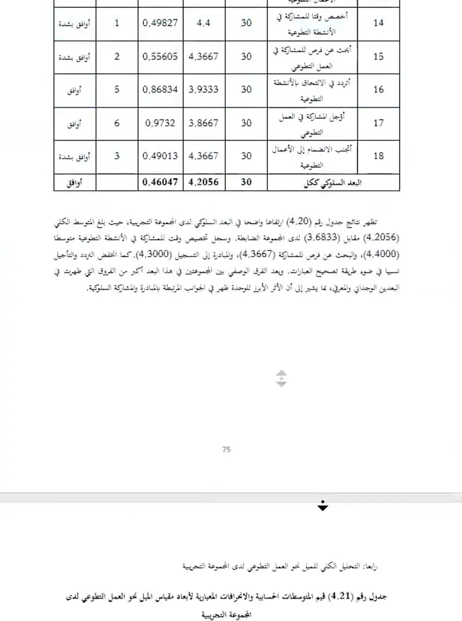 مشهد من معاينة مستند أكاديمي